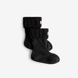 Hunter Kids Black Boot Socks